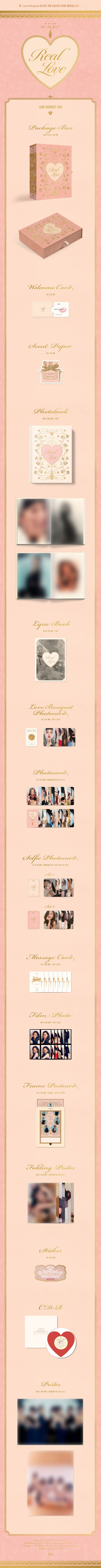 OH MY GIRL Official Photocard - Album REAL LOVE OhMyGirl Omg